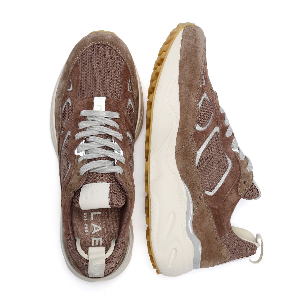 Clae Salazar Chaussures De Sport Marron Pour Homme En Suède