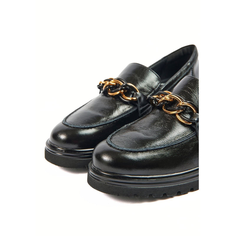 Pod Tate Mocassins Noirs Pour Femmes En Simili Cuir