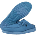 HEYDUDE Wally Slip Canvas Chaussons Bleu Élémentaire Pour Hommes En 100% Coton