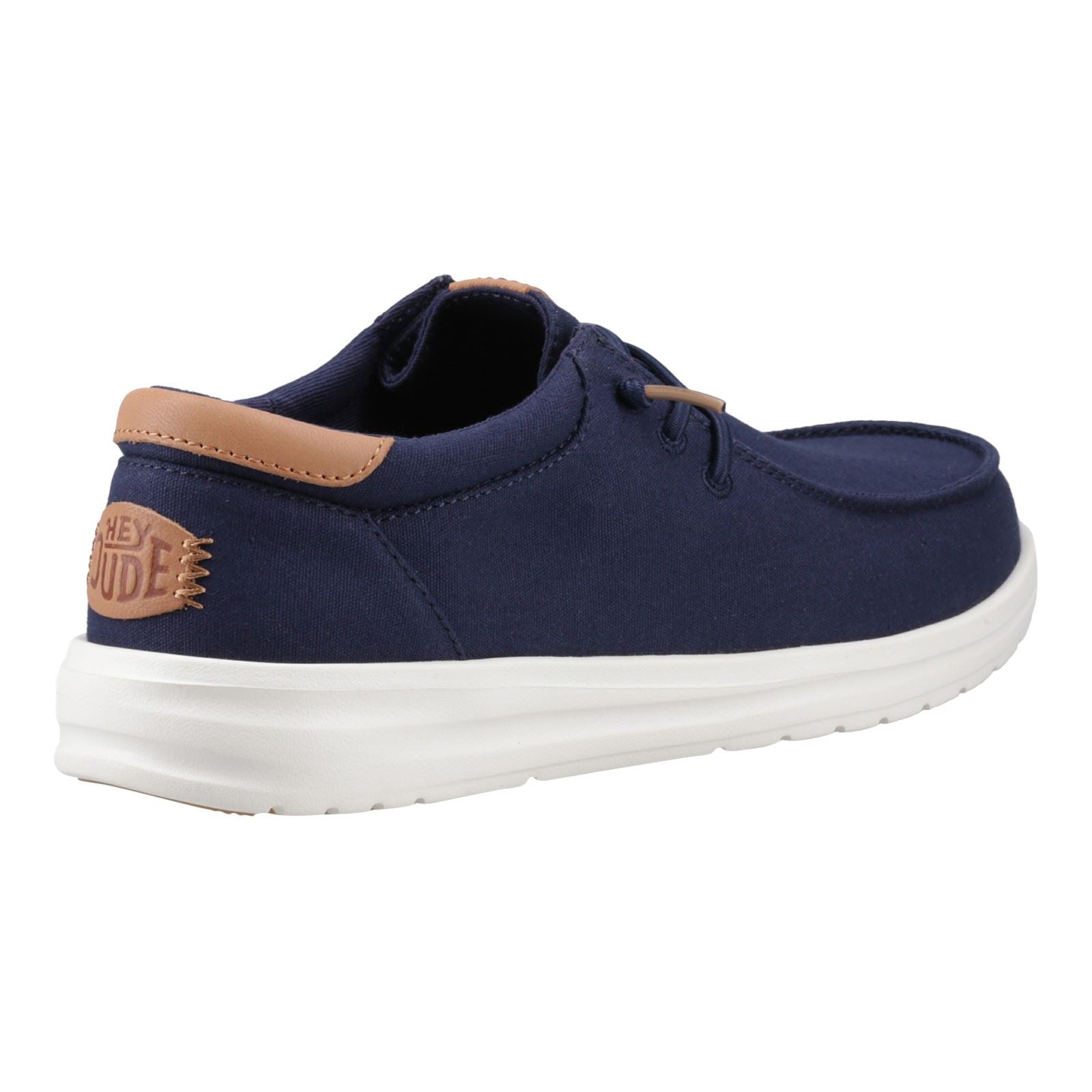 HEYDUDE Paul Canvas Chaussures Mocassins En Velours Homme Bleu Marine