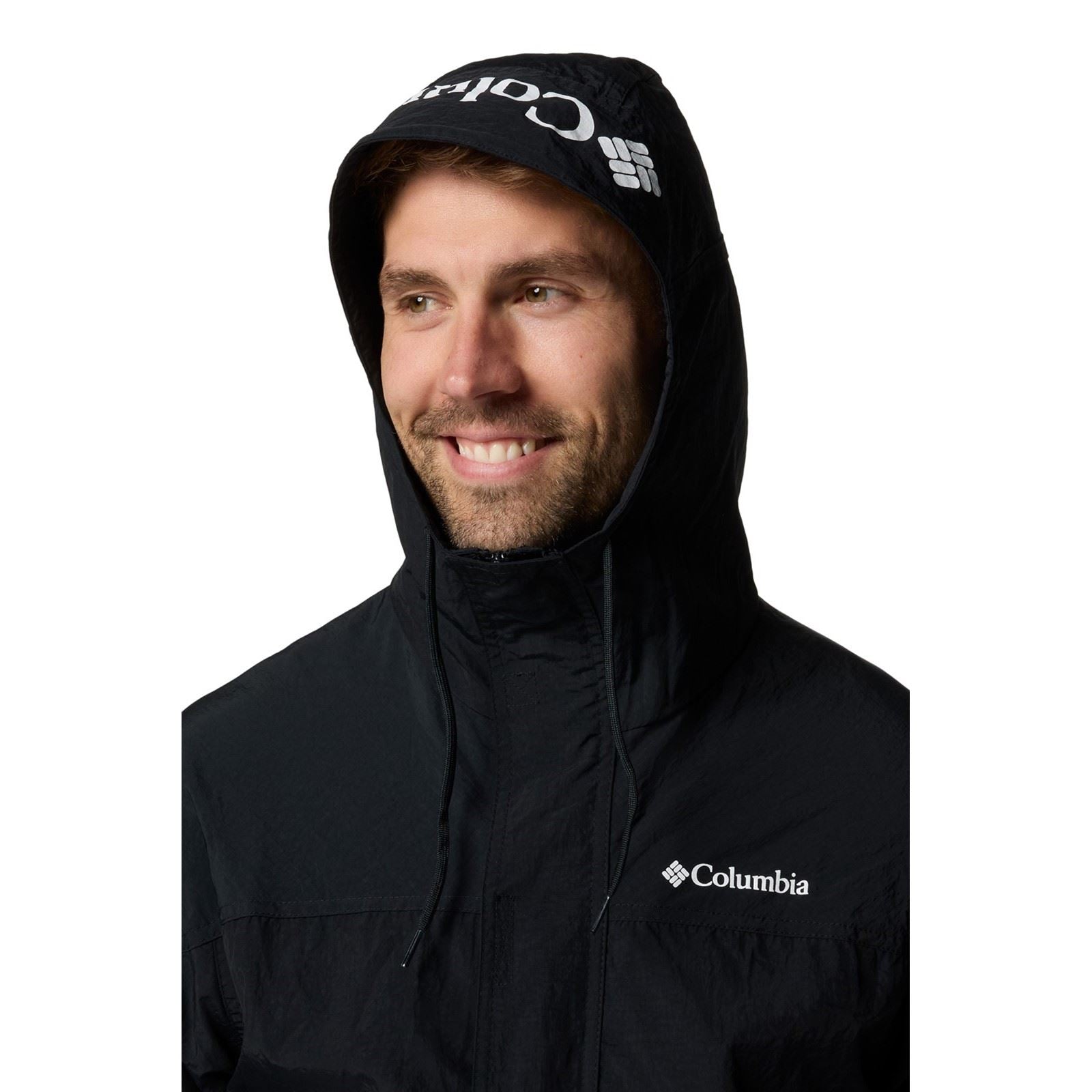 Columbia Challenger II Vestes Coupe-Vent Noires Pour Hommes