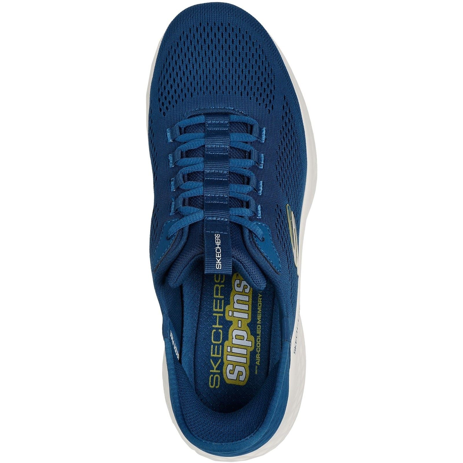 Skechers Skech-Lite Pro Primebase Chaussures De Sport Pour Hommes En Toile Bleu/Vert