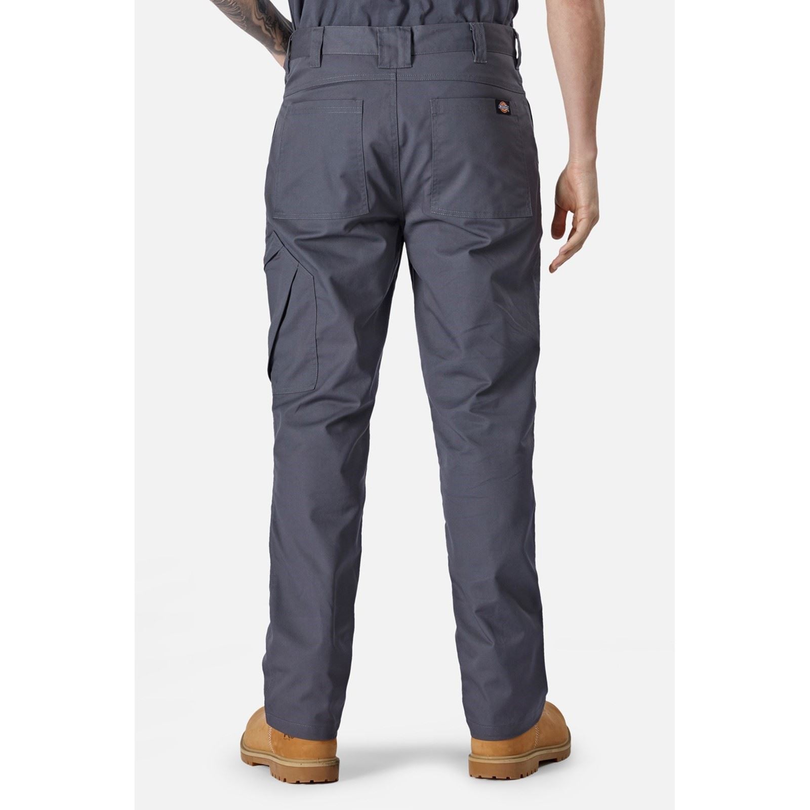 Dickies Action Flex Pantalons D'extérieur Pour Hommes En Polyester Gris