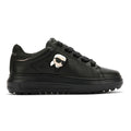 Karl Lagerfeld Kapri Lug Karl NFT Lo Lace Baskets Noires En Cuir Pour Femmes