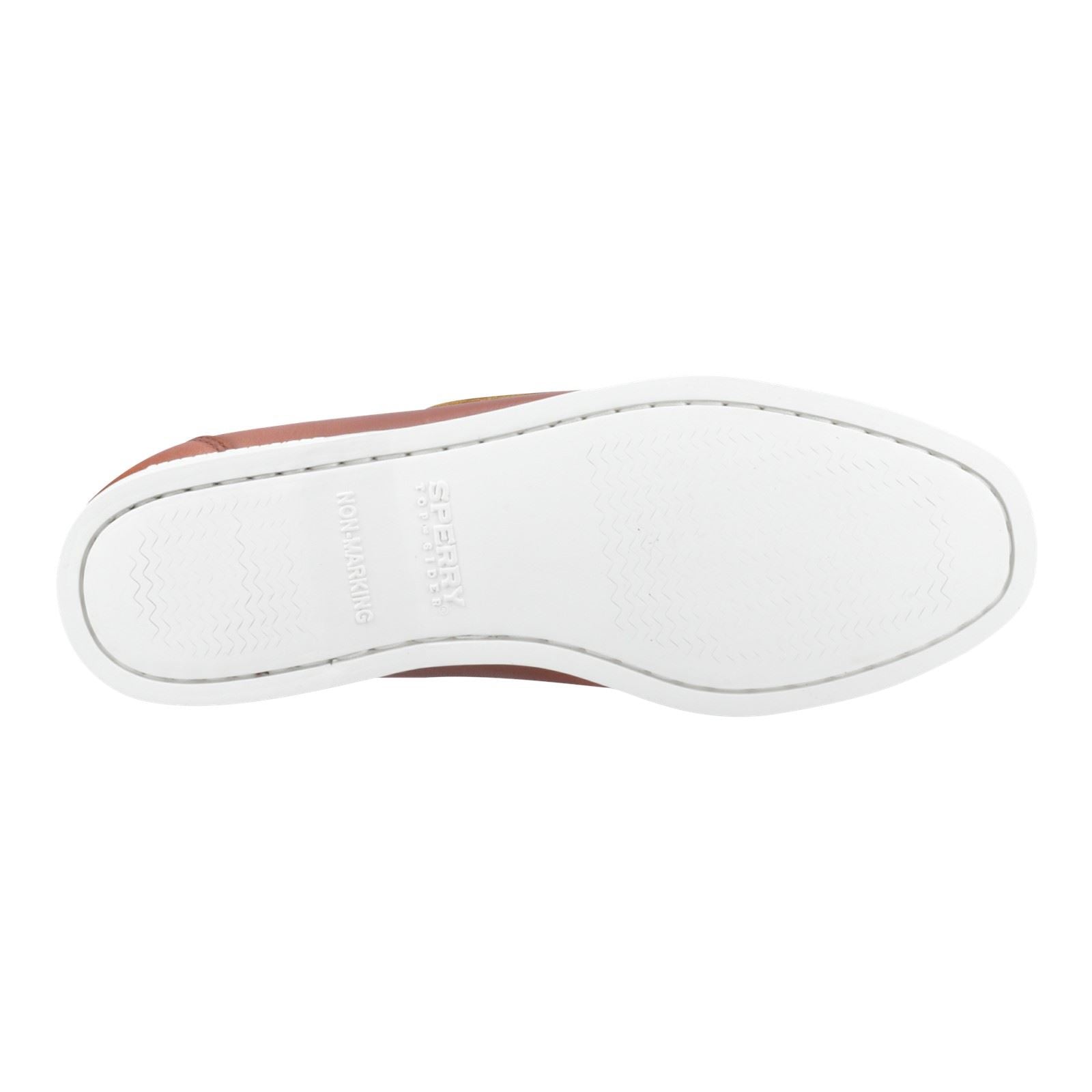 Sperry Authentic 1 Eye Chaussures Bateau En Cuir Pour Femmes Marron