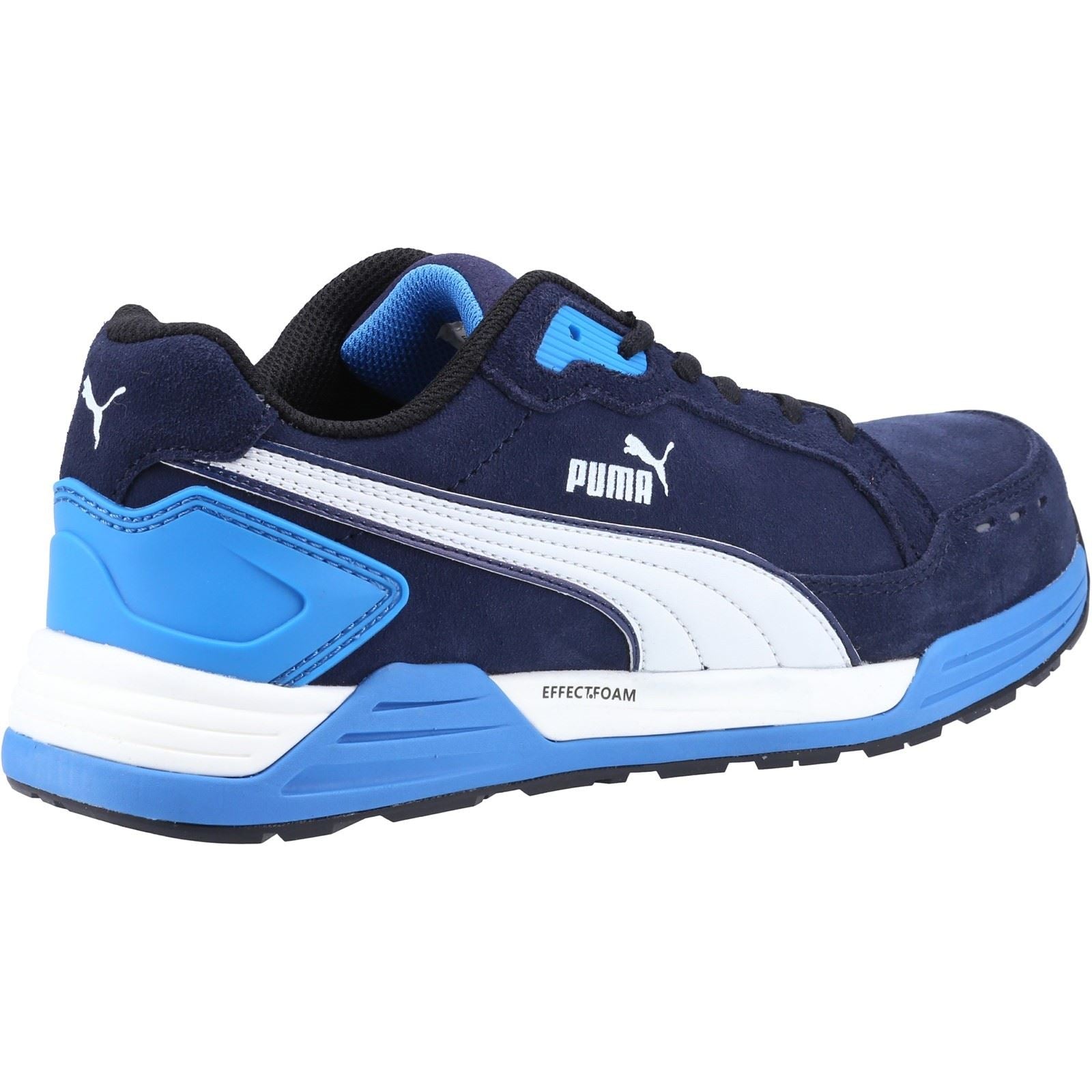 Puma Safety Baskets De Sécurité En Suède Bleu Airtwist Low S3