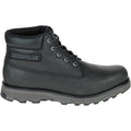 Caterpillar Founder Bottines Noires Pour Hommes En Cuir Nubuck