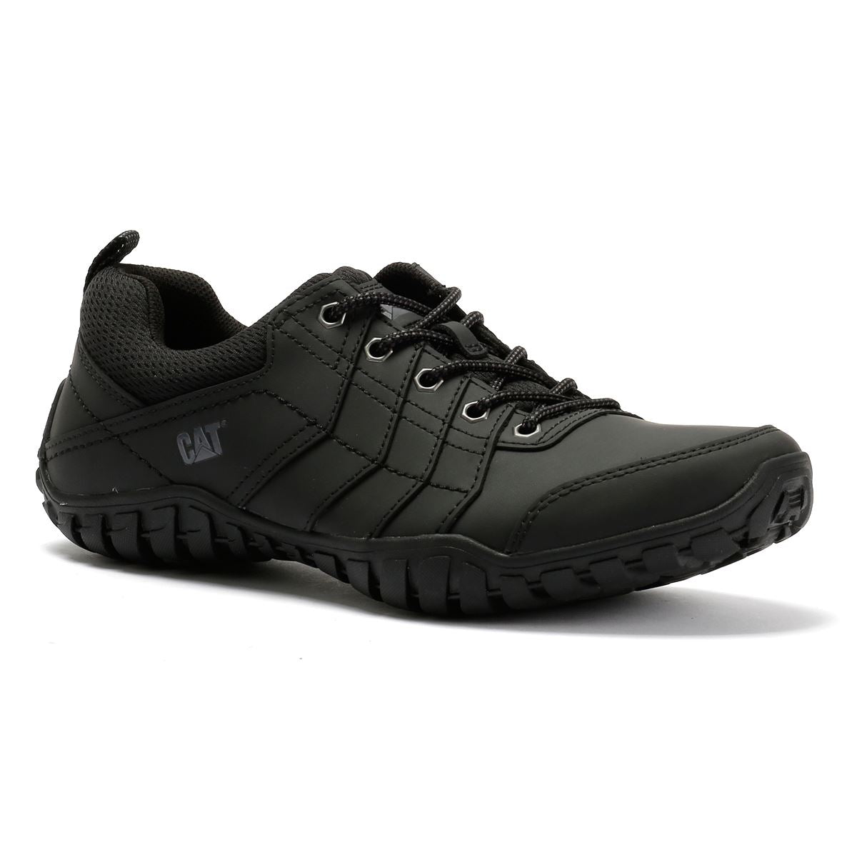 Caterpillar Instruct Chaussures À Lacets Noires Pour Homme En Suède