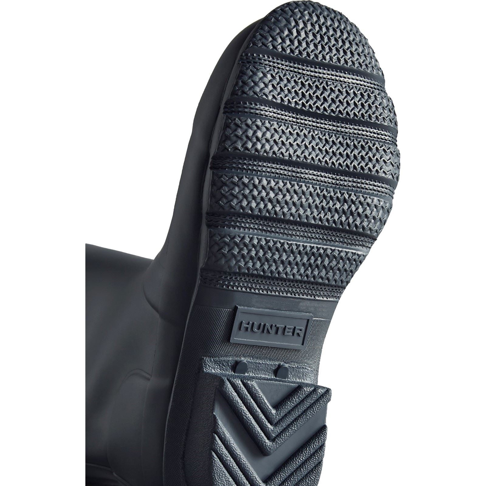 Hunter Junior Originals Bottes De Pluie En Caoutchouc Unisexes Pour Enfants, Bleu Marine