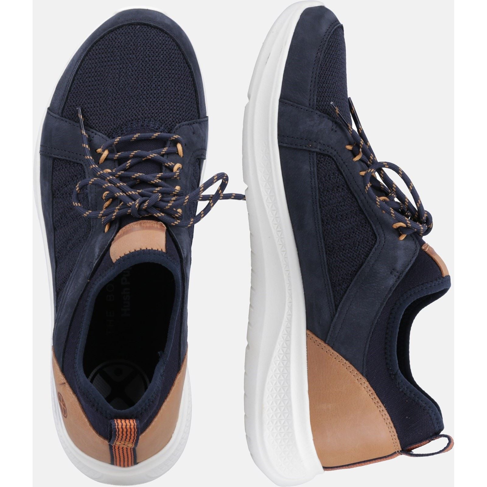 Hush Puppies Elevate Baskets En Tissu Pour Hommes De Couleur Marine