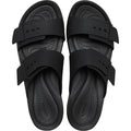 Crocs Brooklyn Buckle Sandales Noires Pour Femmes