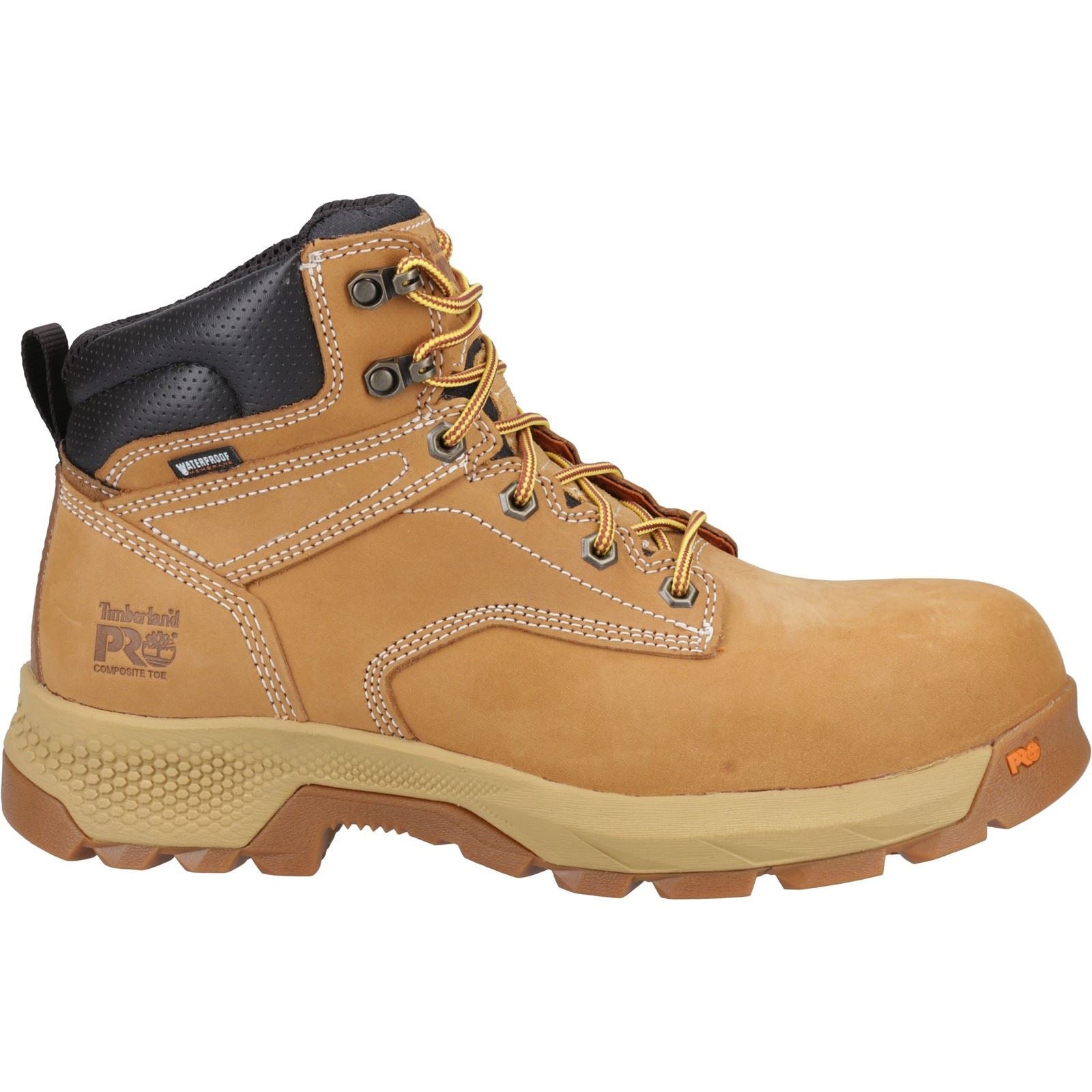 Timberland Pro Bottes De Sécurité En Cuir Blé Titan 6"