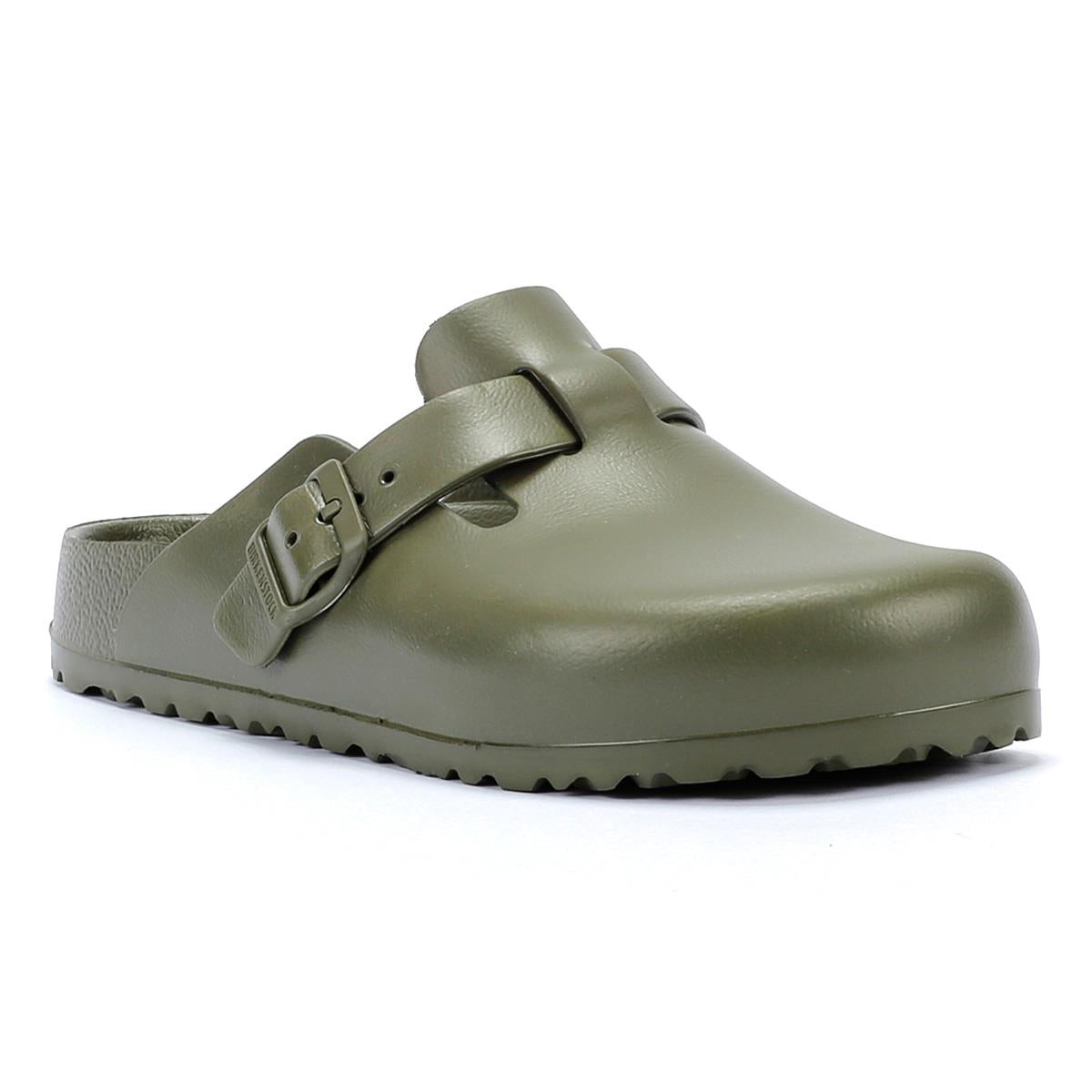 Birkenstock Boston Sabots Kaki Pour Femmes