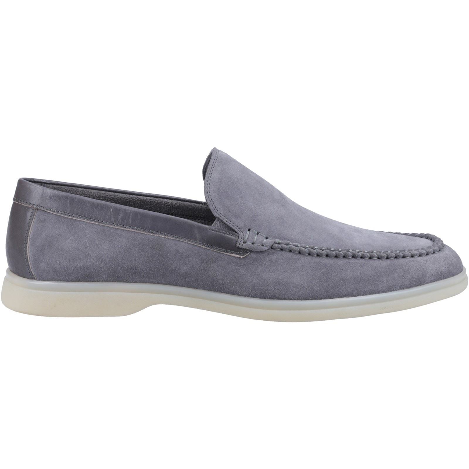 Hush Puppies Leon Chaussures Basses Grises Pour Homme En Daim