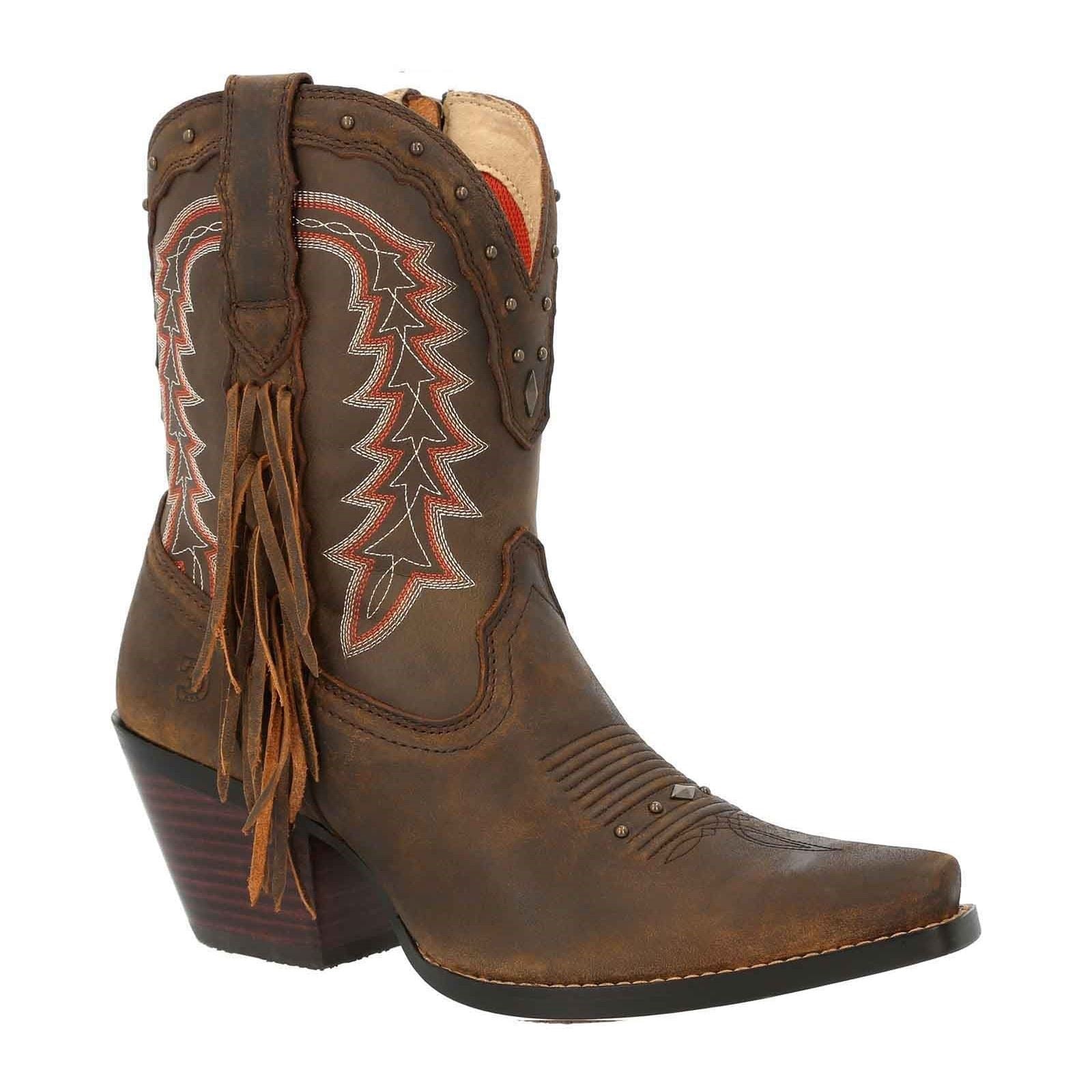 Durango Bottes Pecan En Cuir Pour Femme Crush