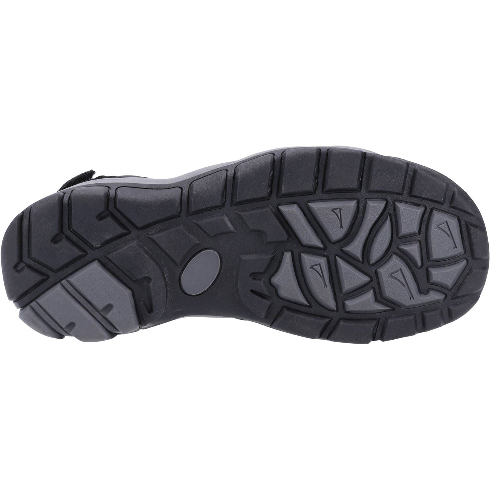 Hush Puppies Peru Sandales Noires Pour Homme En Polyuréthane/Toile