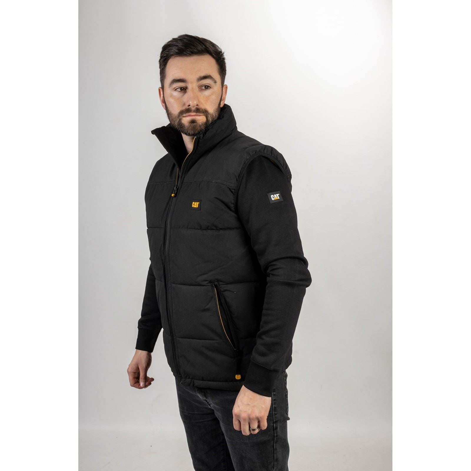 Caterpillar Arctic Zone Gilets Noirs Pour Hommes