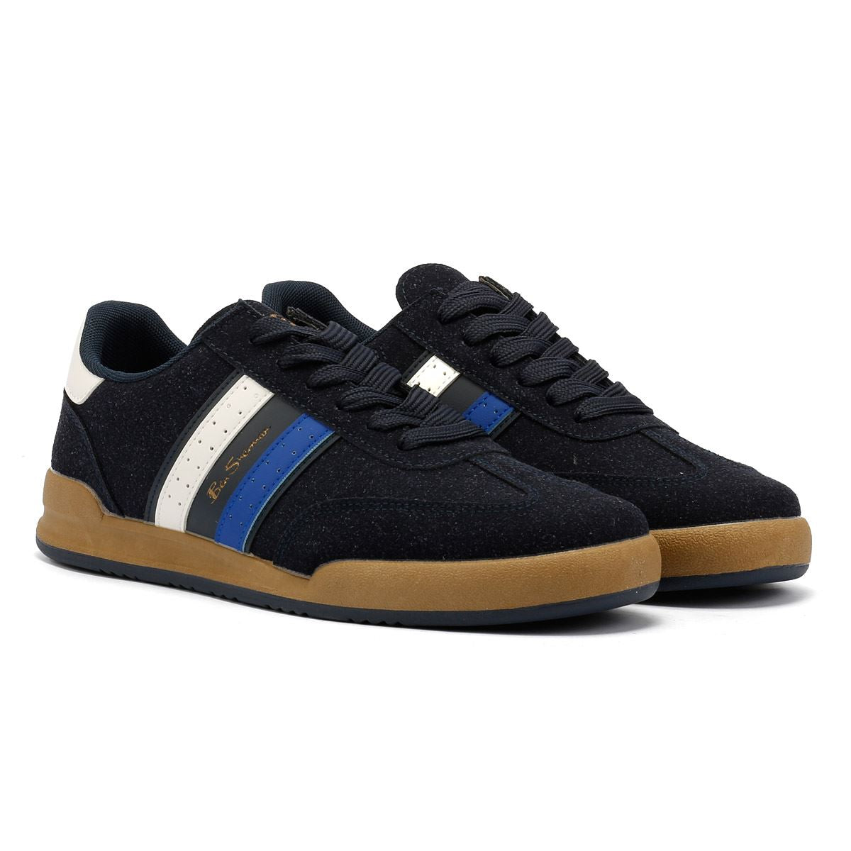 Ben Sherman Sokka Baskets Bleues Pour Hommes