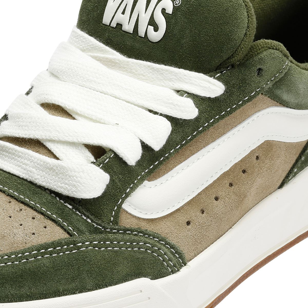 Vans Hylane Baskets Vertes Pour Hommes