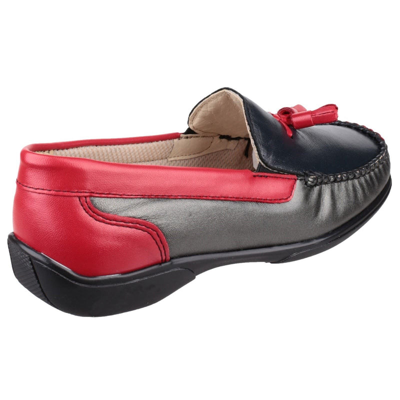 Cotswold Biddlestone Mocassins Multi En Cuir Pour Femmes
