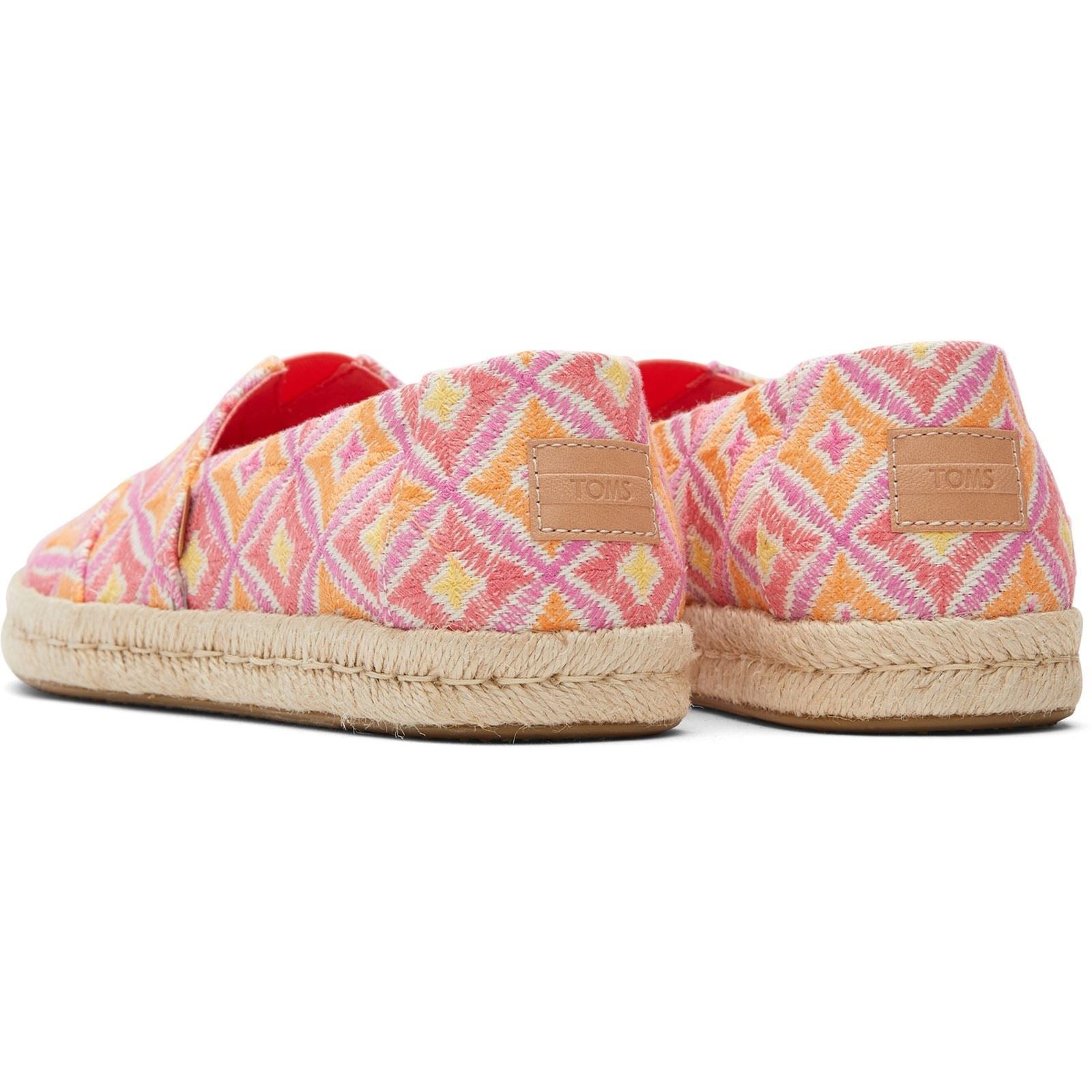 TOMS Alpargata Rope 2.0 Espadrilles En Polyester Pour Femme Rose Shell