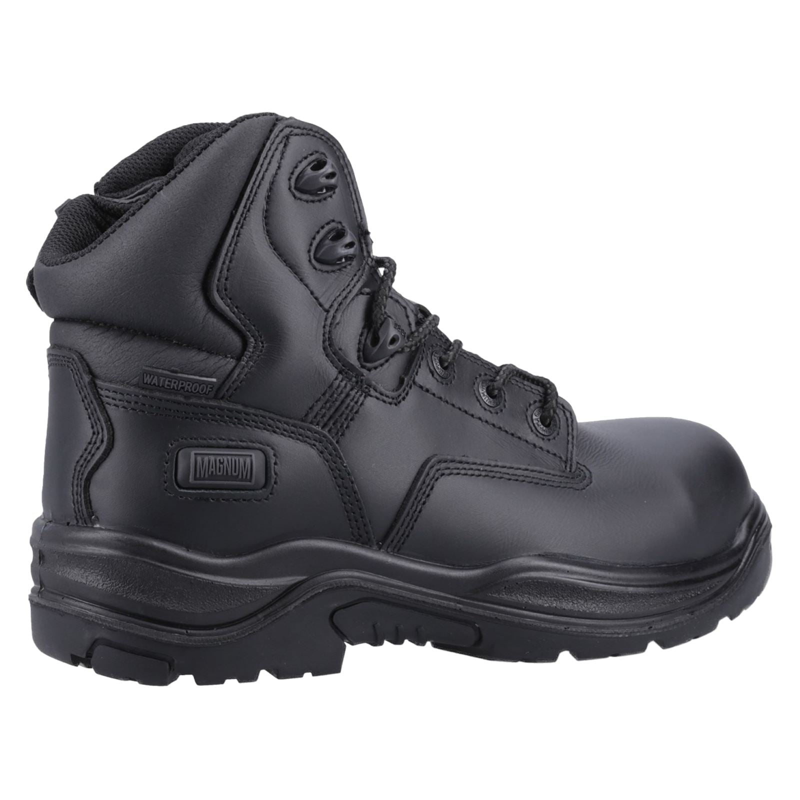 Magnum Bottes De Sécurité En Cuir Noir Responder