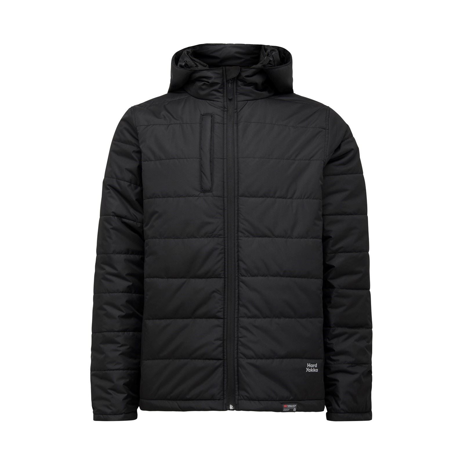 Hard Yakka Puffa 2.0 Veste Matelassée Noire Pour Hommes