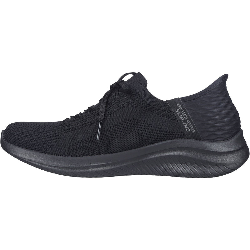 Skechers Ultra Flex 3.0 Brilliant Sneakers Noires Pour Femmes En Textile