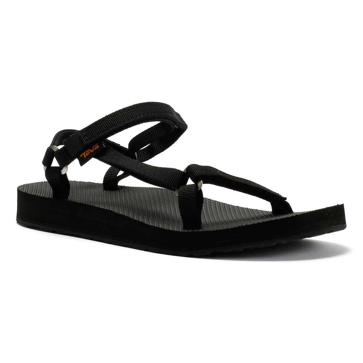 Teva Original Universal Slim Sandales Noires Pour Femmes