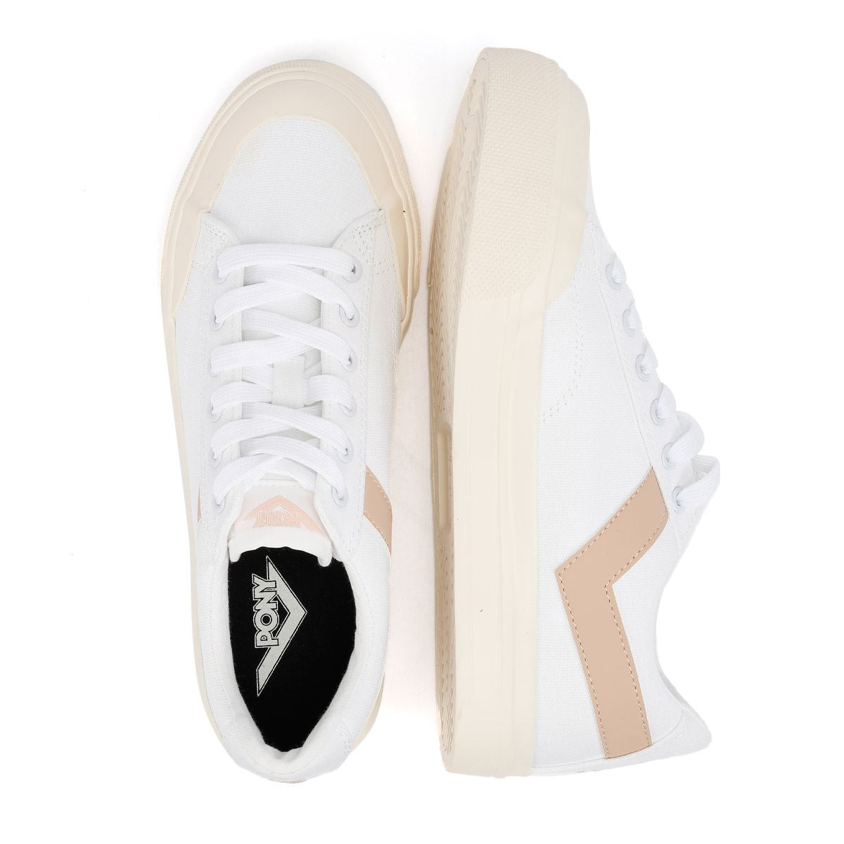 Pony Slam Dunk Lo Baskets Blanches