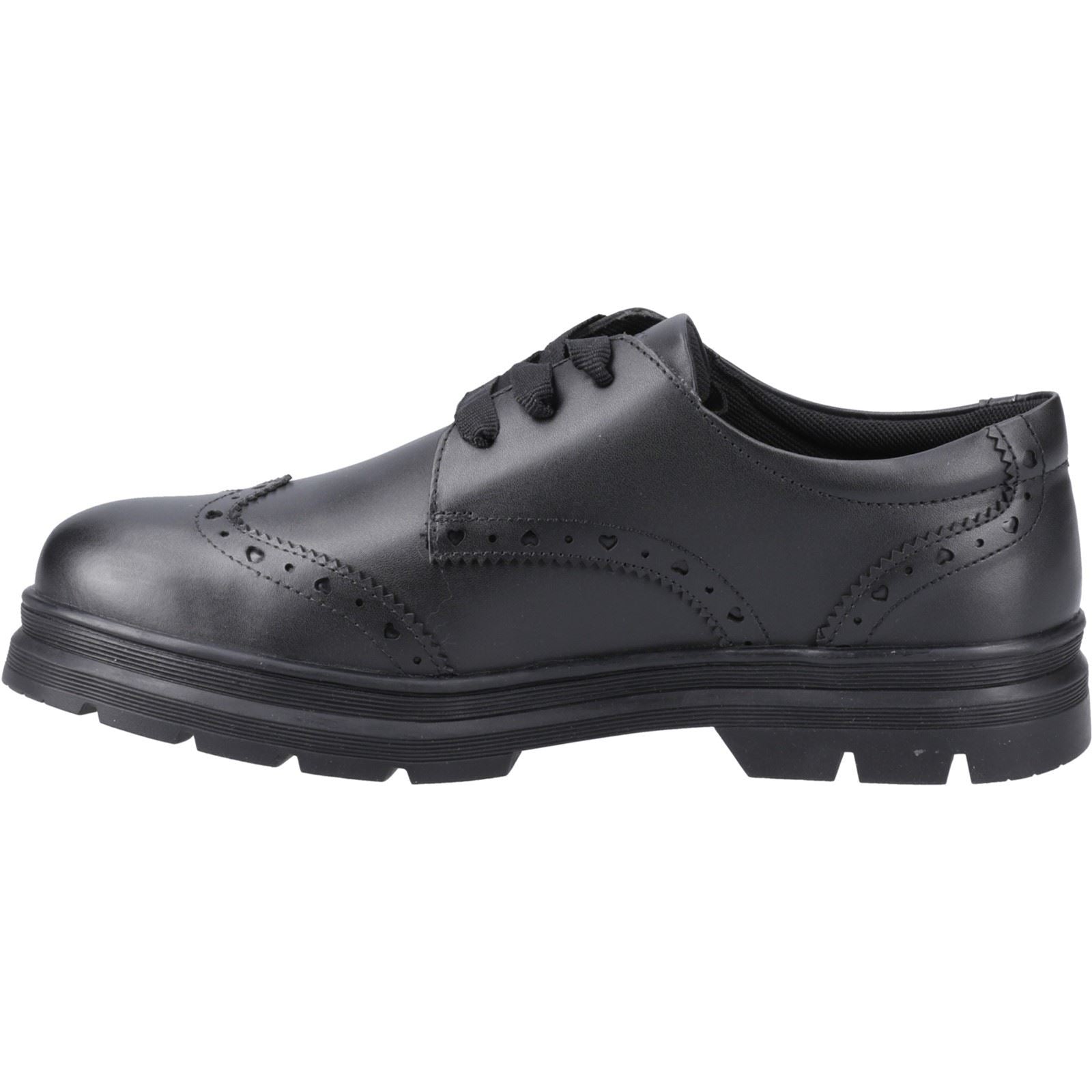 Pod Fiona Chaussures Noires Pour Filles En Cuir