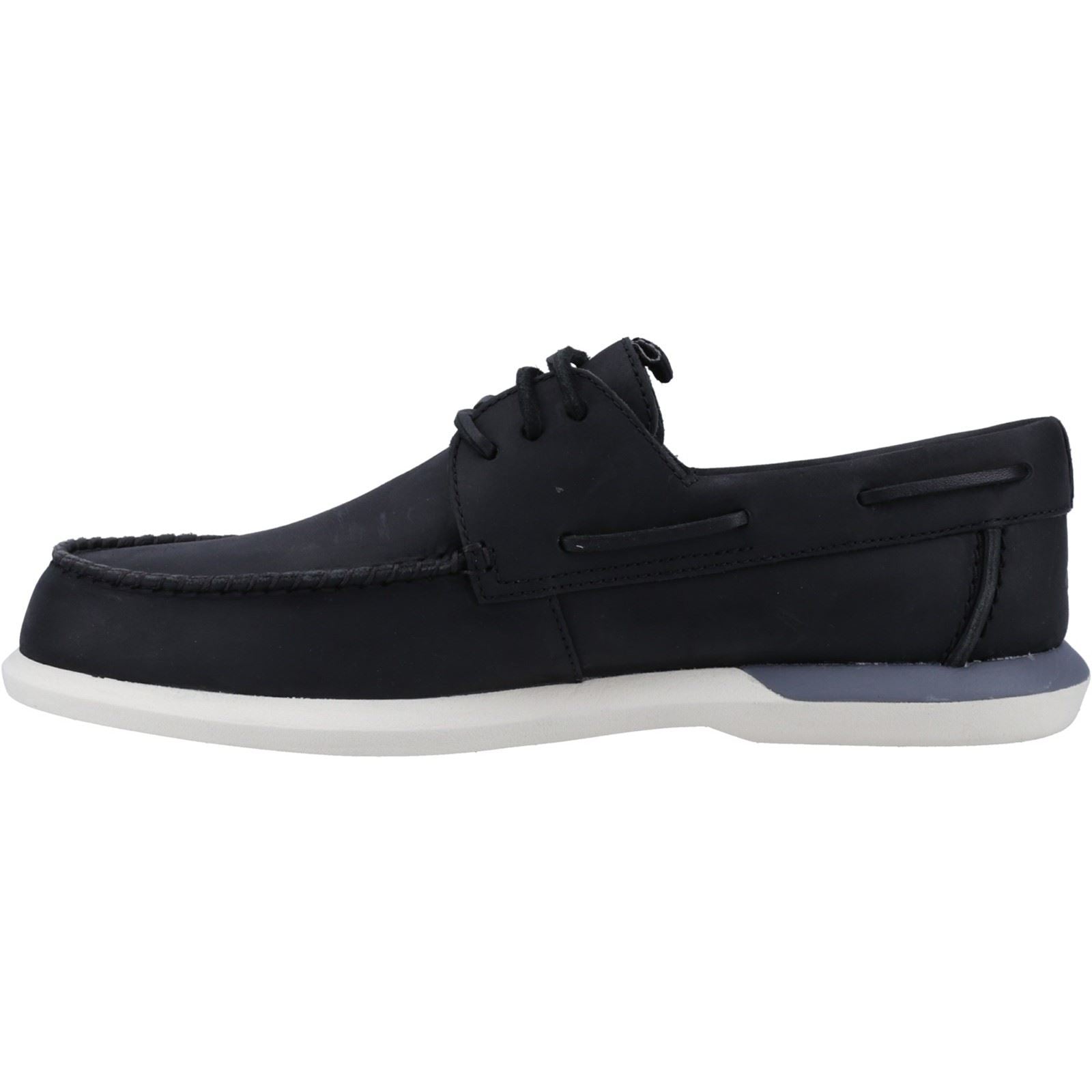 Sperry Plushwave 2.0 Chaussures Bateau Noires Pour Homme En Cuir