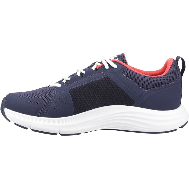 Helly Hansen Sport AHIGA EVO 5 Baskets En Polyester Pour Hommes Bleu Marine/Rouge Alerte