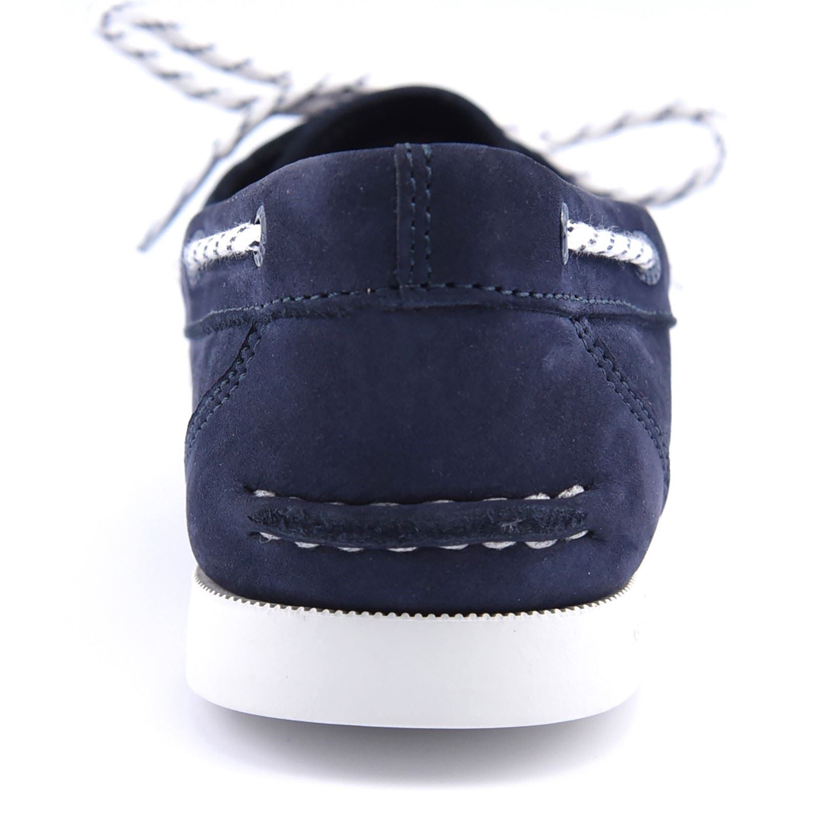 Sperry Authentic 1 Eye Chaussures Bateau En Cuir Pour Femmes En Bleu Marine