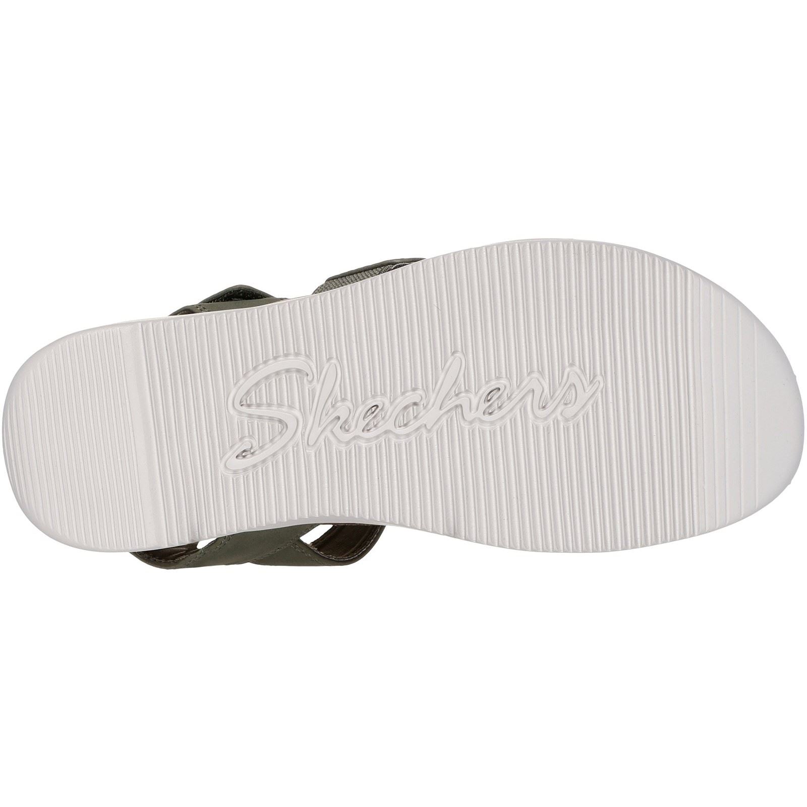 Skechers Lifted Comfort Sandales En Polyuréthane Pour Femmes Olive