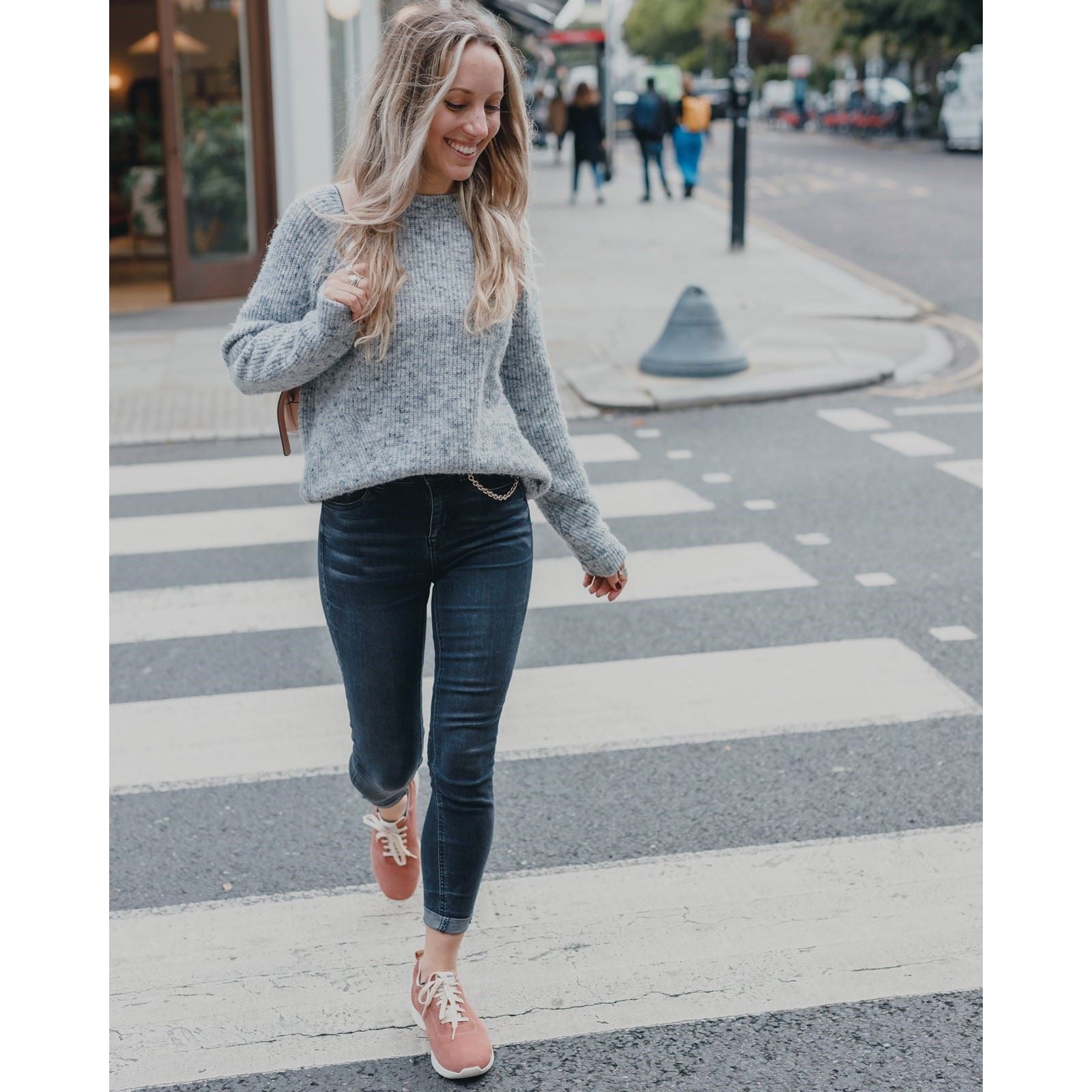 Hush Puppies Good Baskets En Cuir Rose Pour Femme