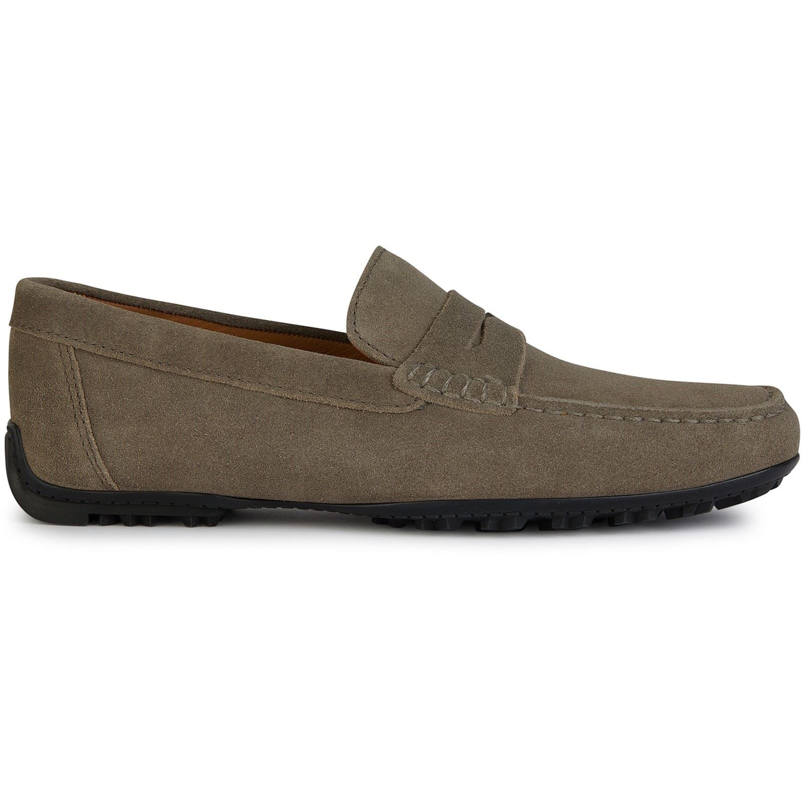 Geox U KOSMOPOLIS + GRIP Chaussures Basses Pour Hommes En Cuir Taupe