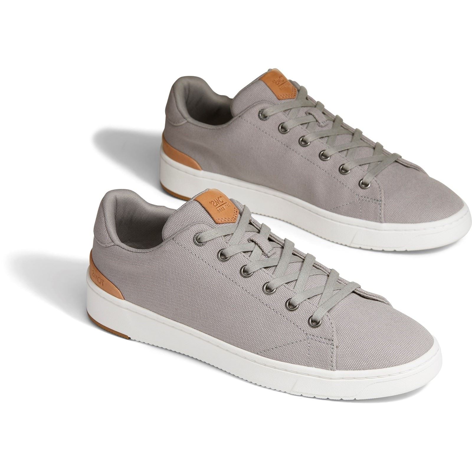 TOMS Travel Lite 2.0 Low Baskets Grises Pour Hommes En Coton À 100%