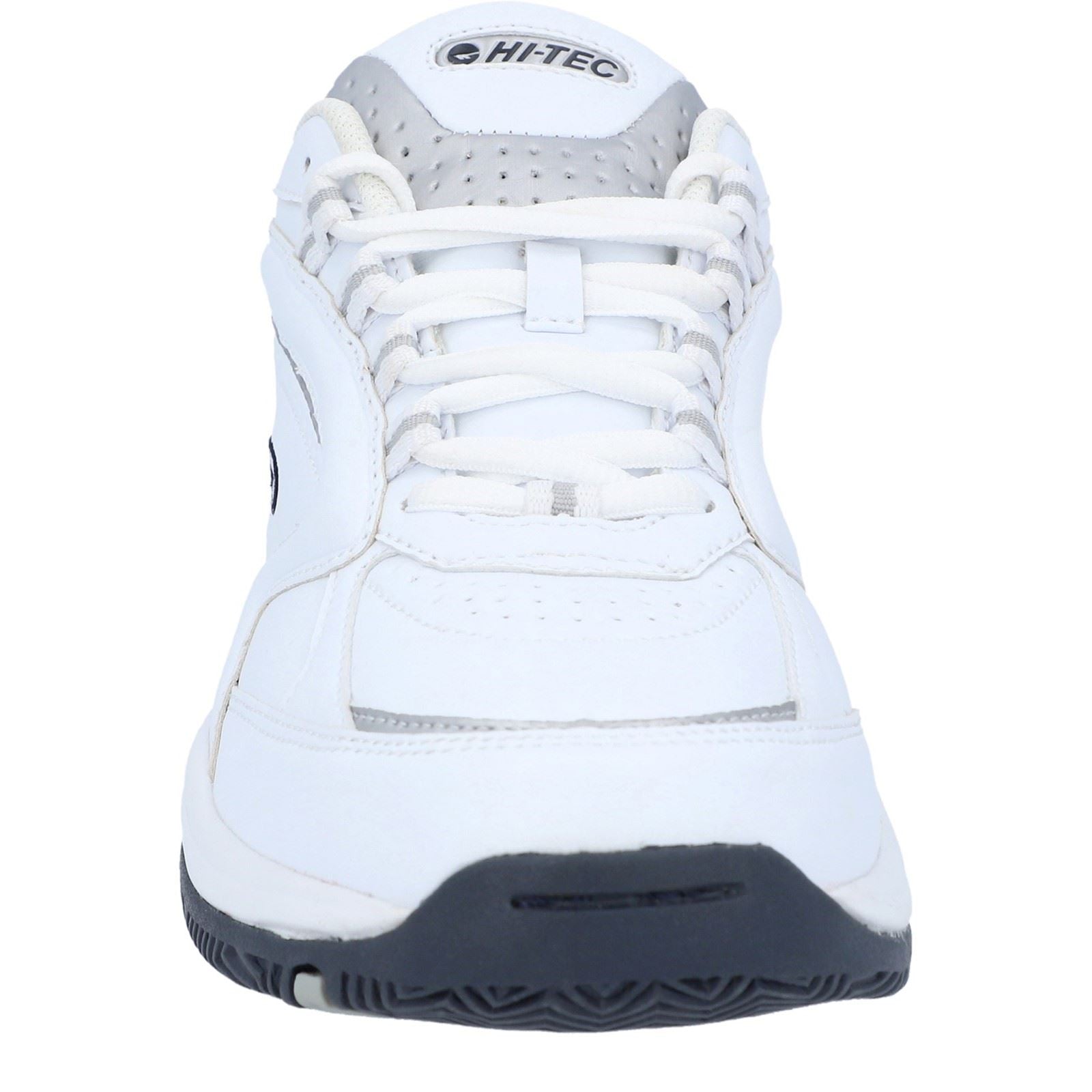Hi-Tec Blast Lite Wide Baskets Blanches Pour Hommes En Polyuréthane