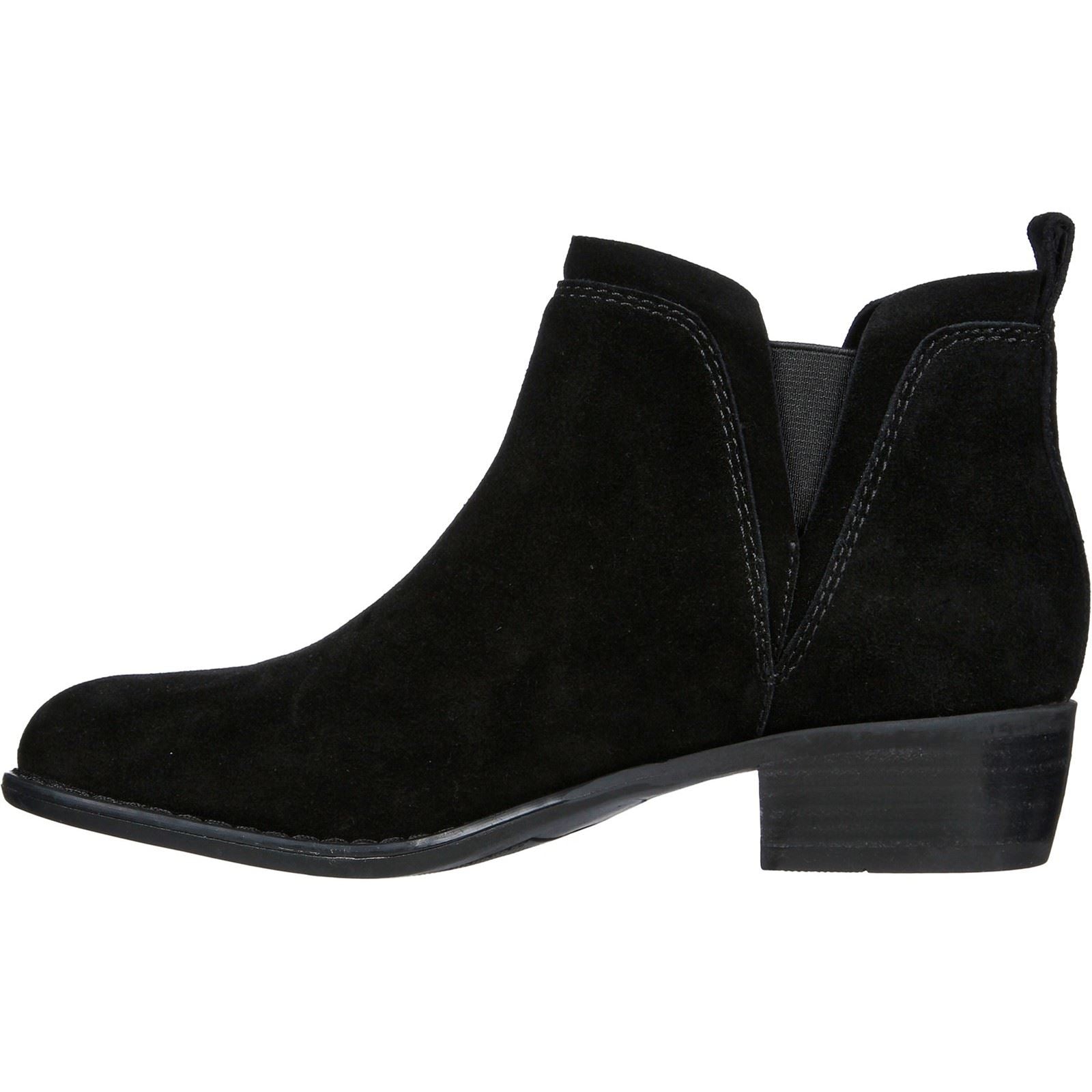 Skechers Texas Rodeo Night Bottes Noires En Cuir Pour Femmes