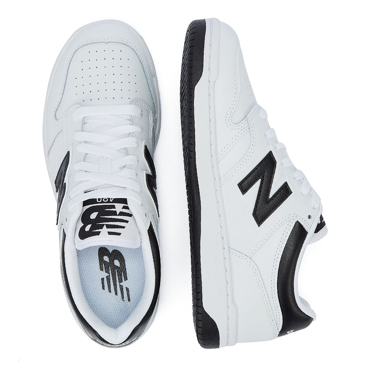 New Balance 480 Baskets Blanches/Noires