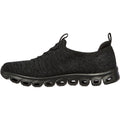 Skechers Glide Step Sneakers Noires Pour Femmes En Textile