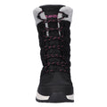 Hi-Tec Sophia Bottines D'hiver Pour Femmes En Nylon Noir Jet/fuchsia Festival