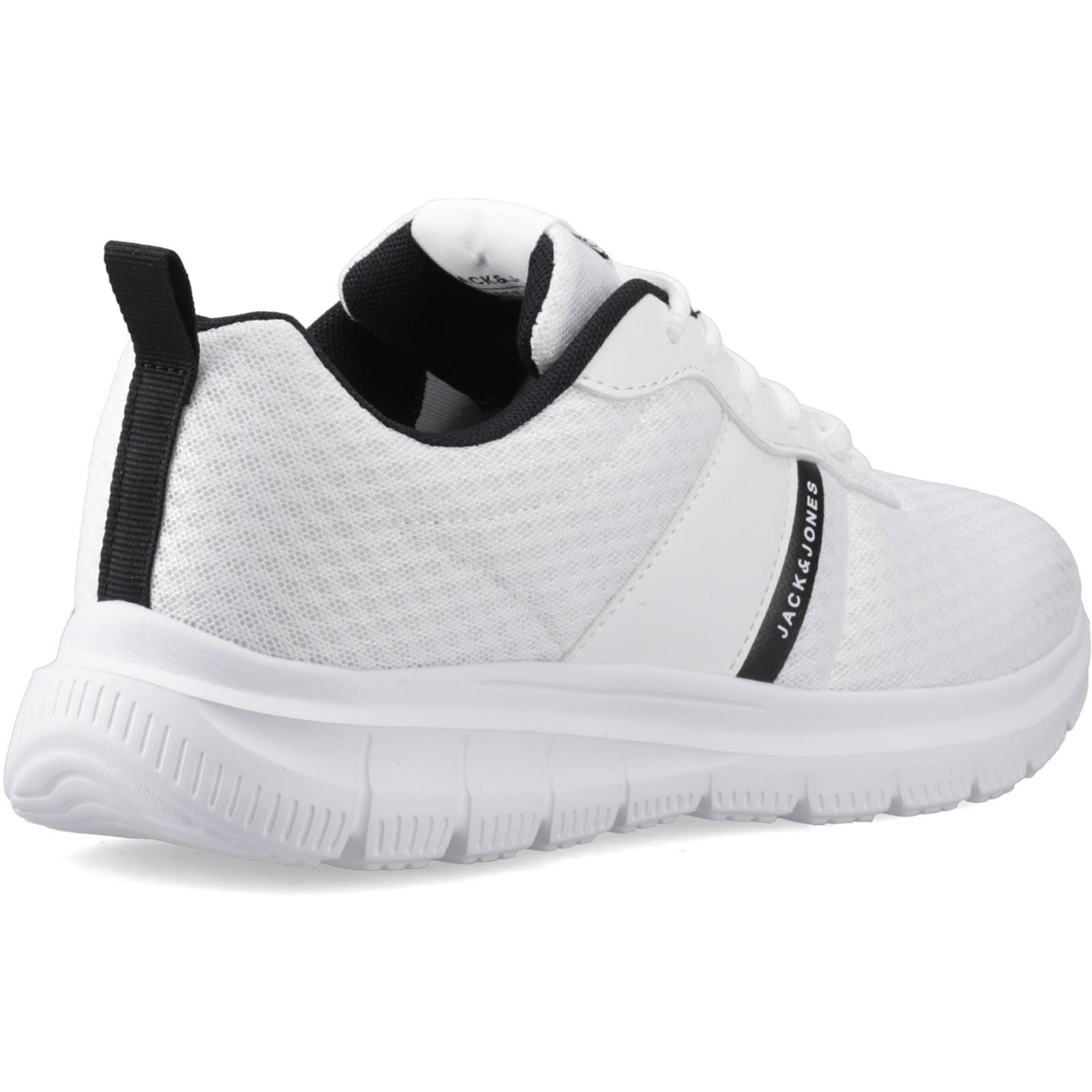 Jack & Jones Taylor Mesh Baskets Blanches Pour Hommes En Polyuréthane