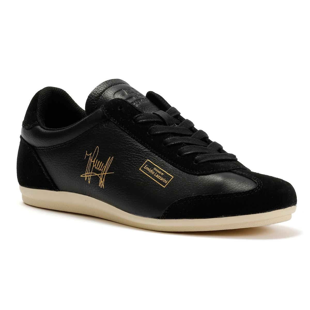 Cruyff Recoupa Baskets Noires En Cuir Pour Hommes