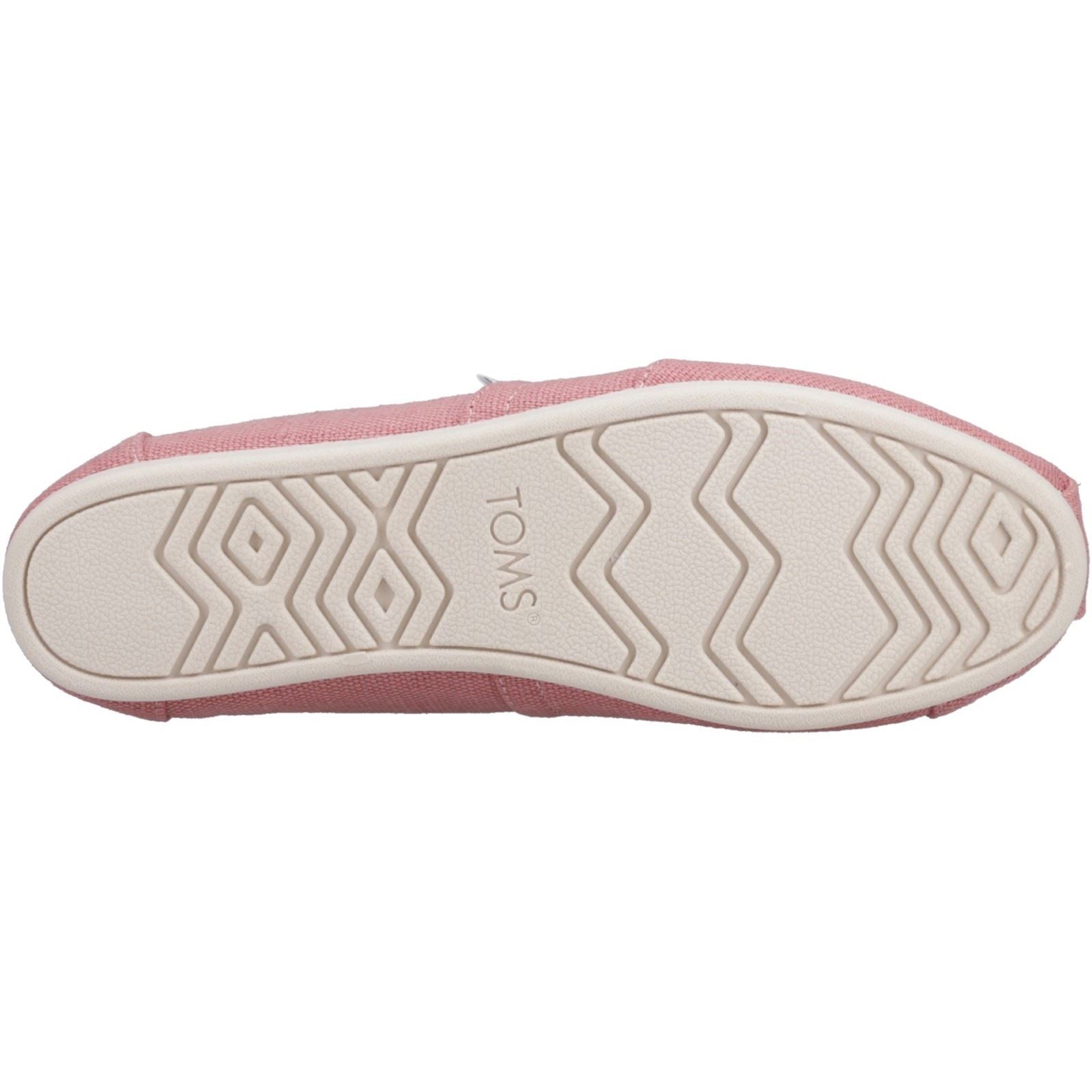 TOMS Alpargata Espadrilles Roses En Jute Pour Femmes