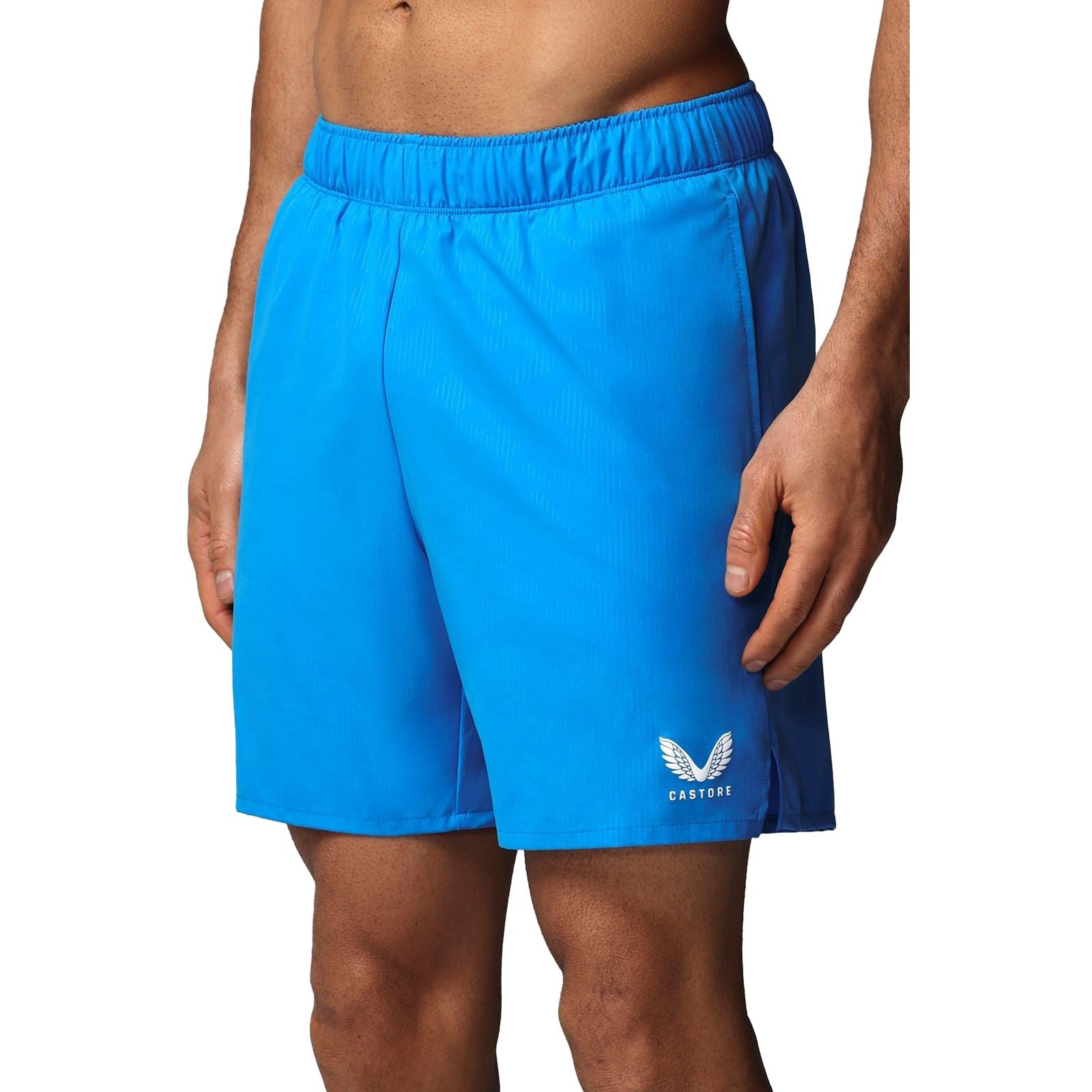Castore 6" Swim Shorts De Bain Pour Hommes En Polyester Bleus