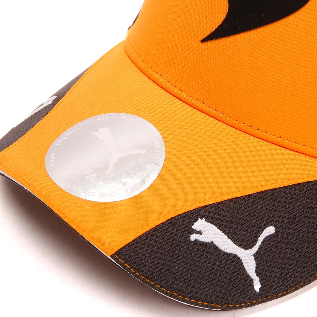 Puma Mclaren Replica Norris Casquettes En Polyester Papaye/Noir