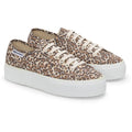 Superga 2740 Leopard Print Chaussures De Sport Léopard Pour Femme En Toile