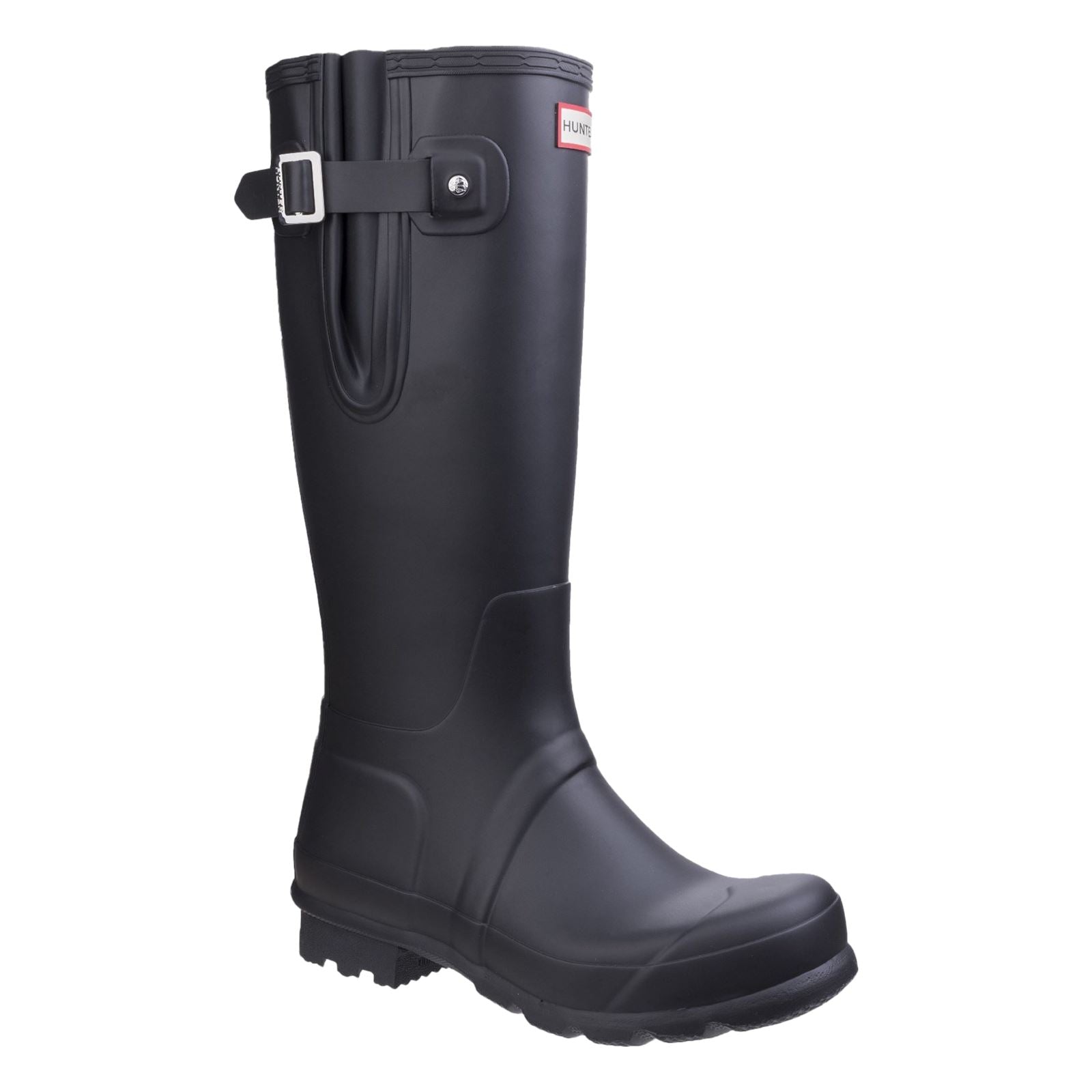 Hunter Original Side Adjustable Bottes En Caoutchouc Noires Pour Homme